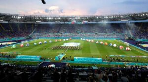 Grande emozione all'Olimpico di Roma che apre gli Europei 2021