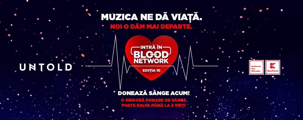 Al via la campagna Blood Network dal mondo Untold